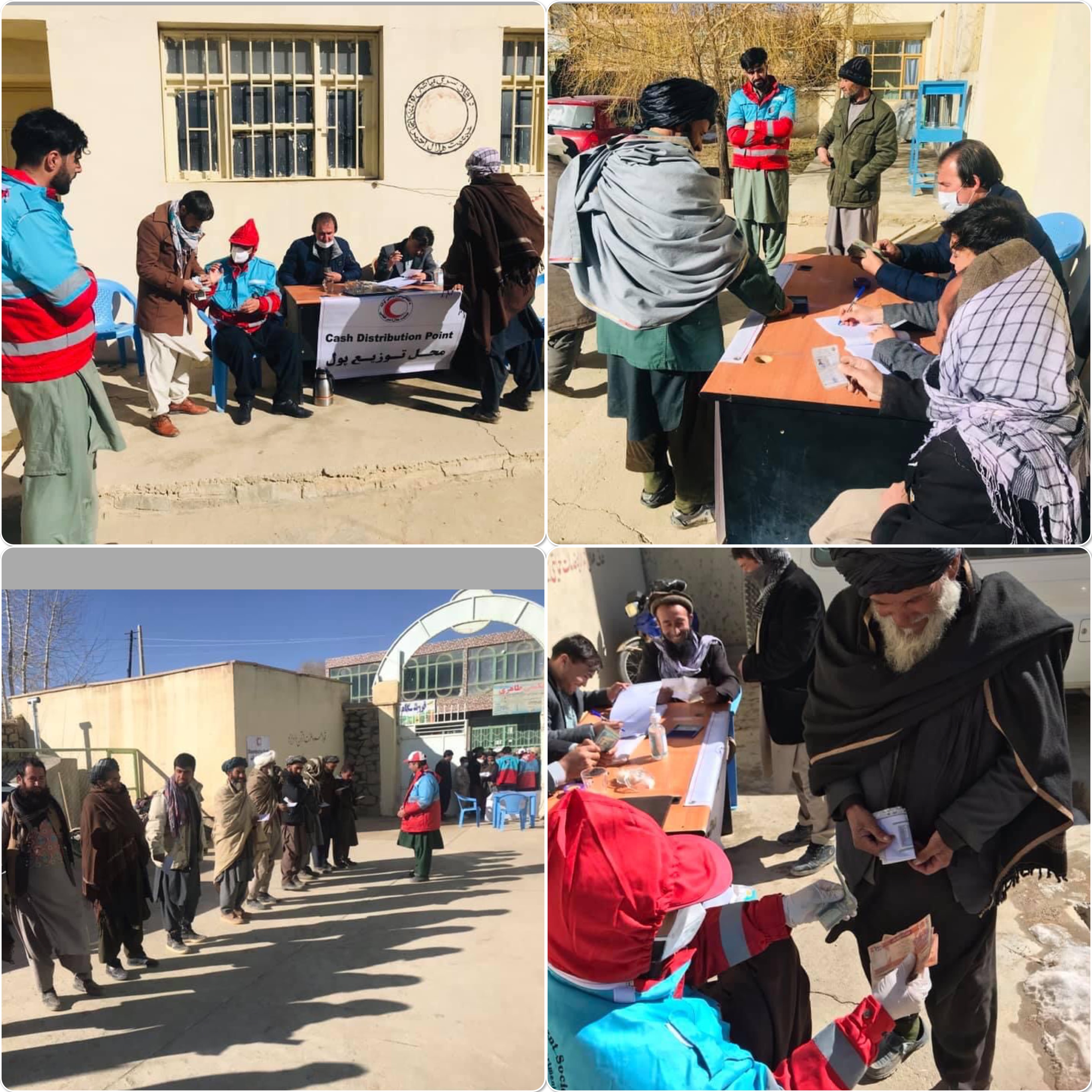 په غور کې له ٦٠٠ کورنیو سره د افغاني سرې میاشتې ټولنې نقدي مرسته!