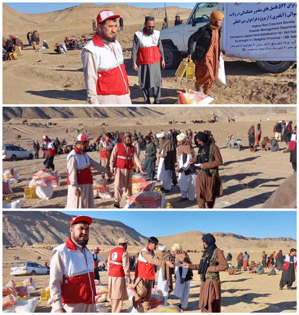 په بادغيس ولایت کې د افغاني سرې میاشتې له لوري ۱۱۰۰ کورنیو ته د مرستو لړۍ لا هم روانه ده!