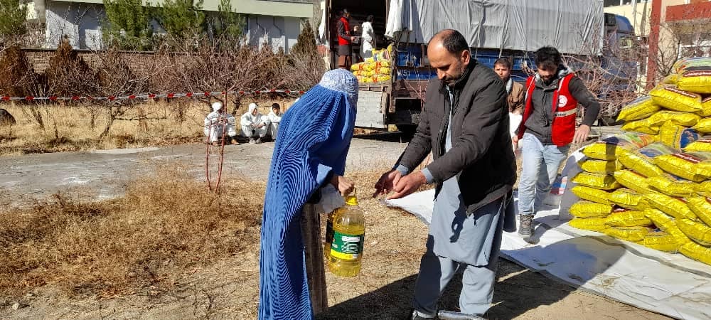 روند ادامه مساعدت ها جمعيت هلال احمر افغاني در ولایت پنجشیر به ۱۸۰۰ خانواده رسید!