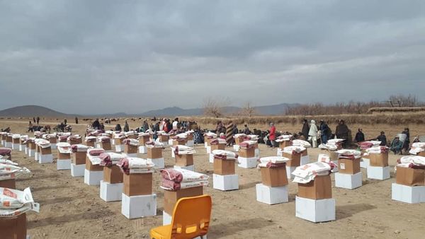 جمعيت هلال احمر افغاني برای ١٥٠ فاميل نيازمند در ولايت زابل مساعدت نمود!