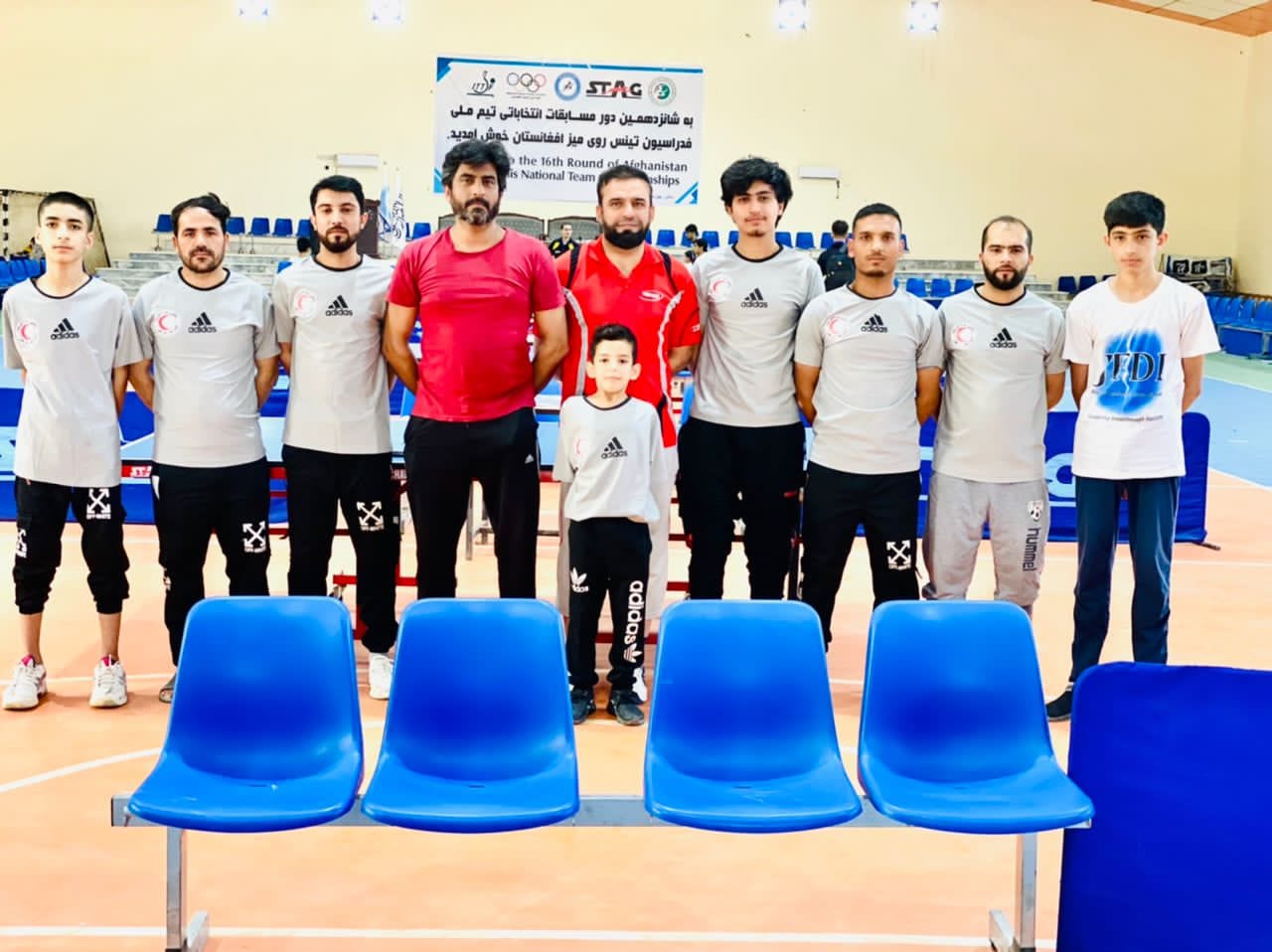 د افغاني سرې مياشتې د ټيبل ټينس له لوبډلې ۳ تنو لوبغاړو د ټېبل ټينس ملي لوبډلې ته لار ومونده!