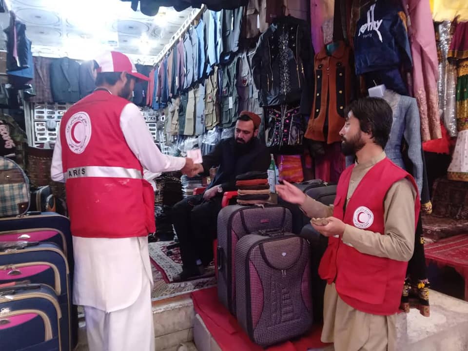 خيرپاله هيودوال د ځانګړى اونۍ په مناسبت جوﺯجان ولايت کې دافغاني سرې مياشتې سره مرسته کوي!