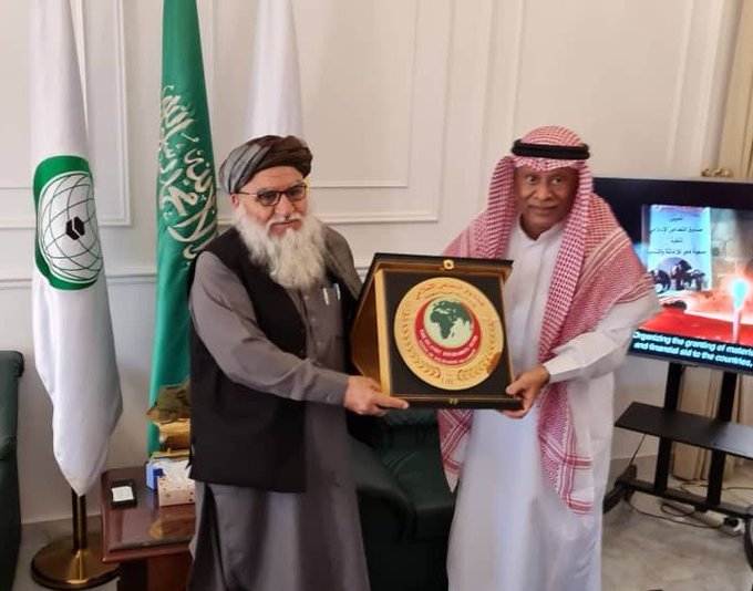 د افغاني سرې میاشتې سرپرست عمومي رئیس د اسلامي پيوستون د صندوق له اجرایوي رئیس سره په سعودي عربستان کې لیدنه ترسره کړه!