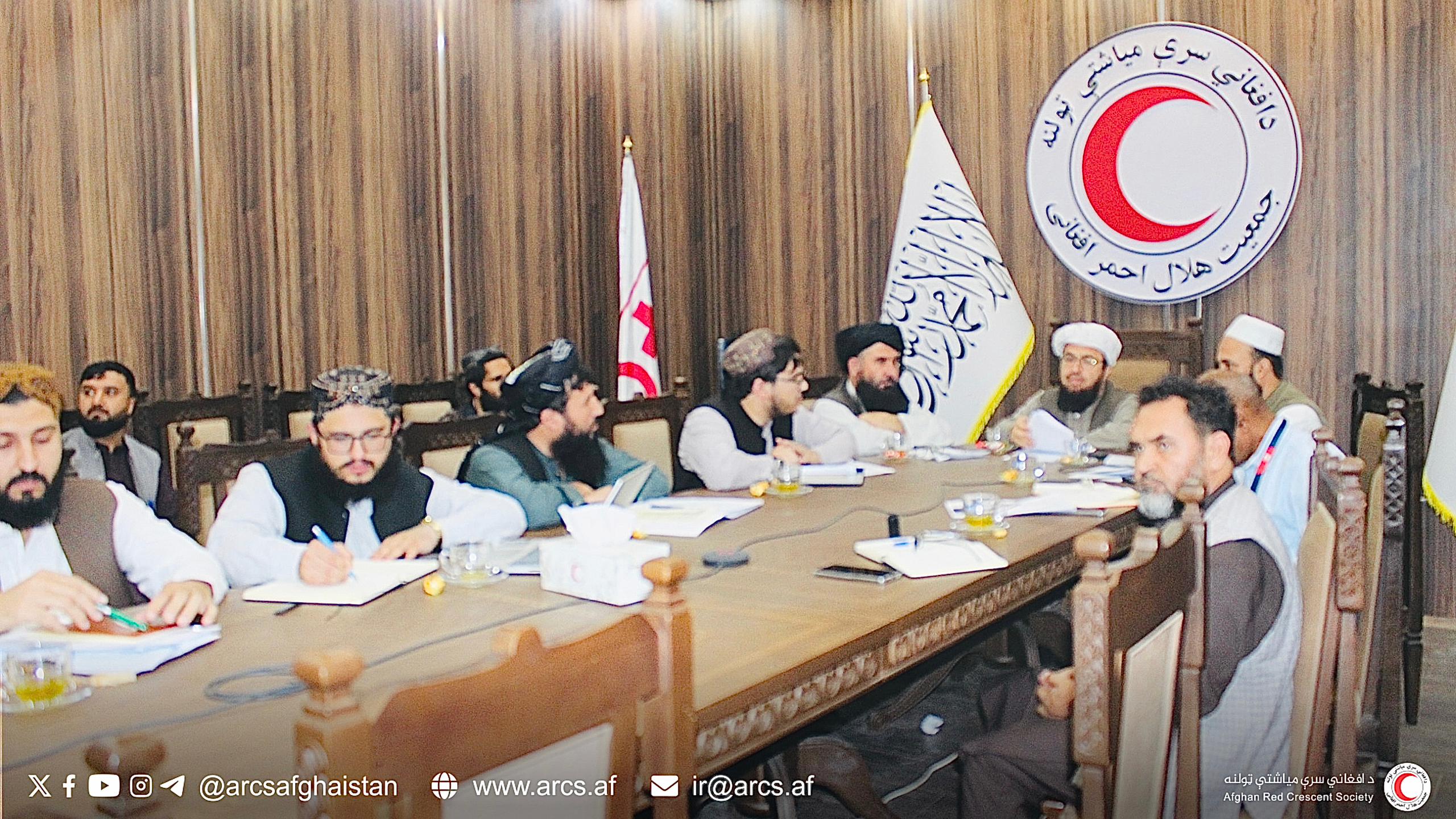 Kabul: ARCS Vice President Convened Meeting with 25 National Societies to Coordinate Humanitarian Support for Returnees