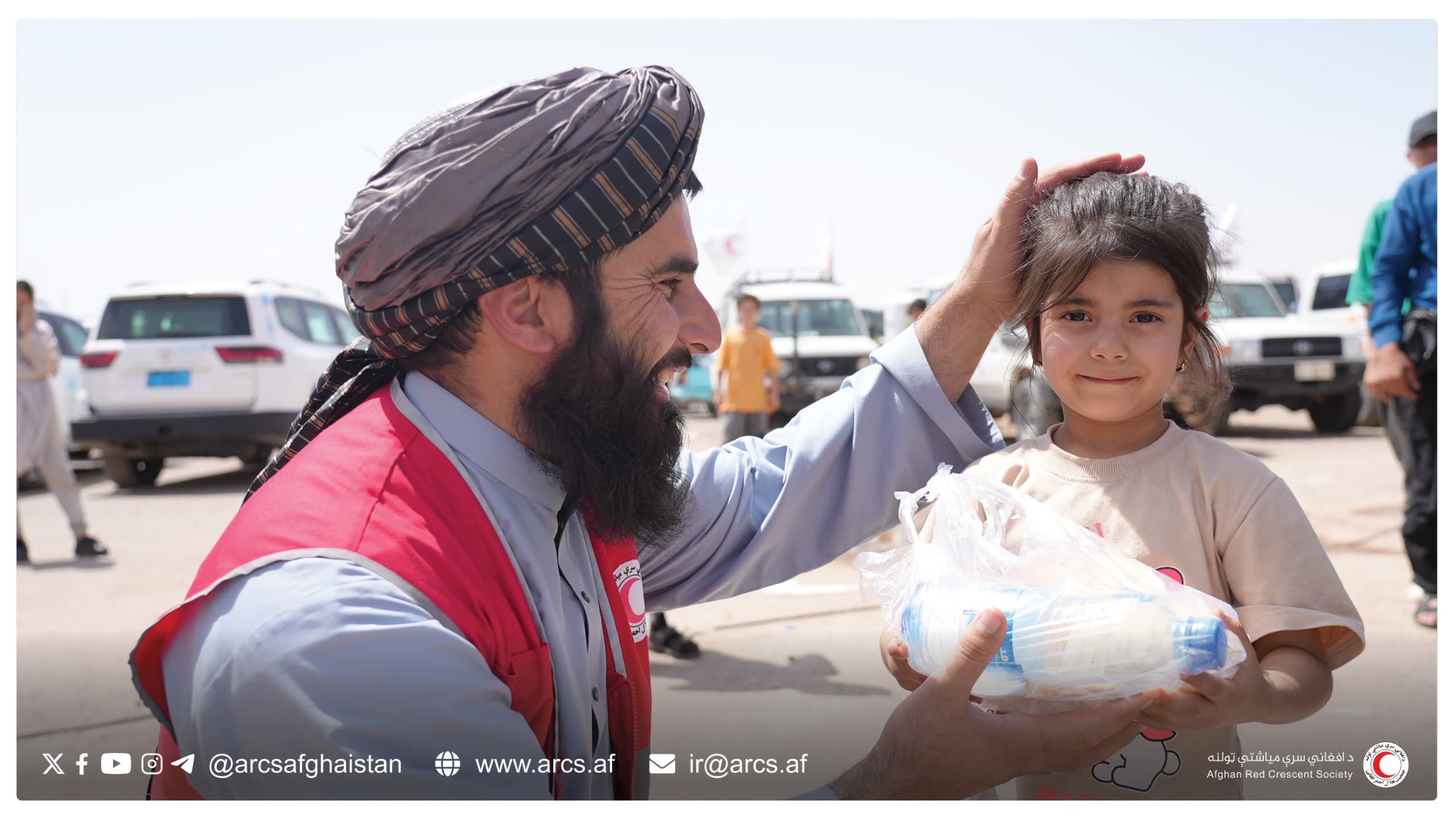 Herat - Islam Qala: ARCS Continues to Provide Hot Meals and Medical Services to Returnees from Iran