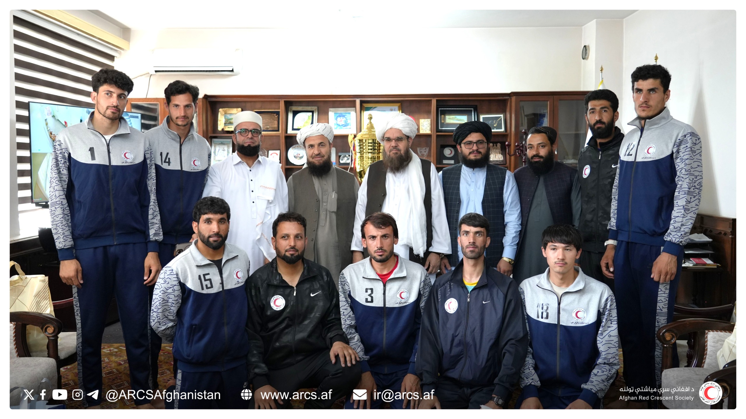 د افغاني سرې میاشتې د والیبال لوبډله وستایل شوه