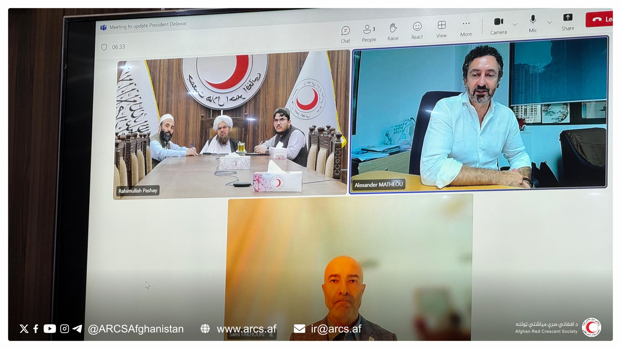 د نړۍوال فدراسیون-اسیا پاسېفیک حوزې مشر او هېواد کې د یاد فدراسیون مسؤل د کډوالو او اړمنو هېوادوالو د لاسنیوي ژمنه وکړه