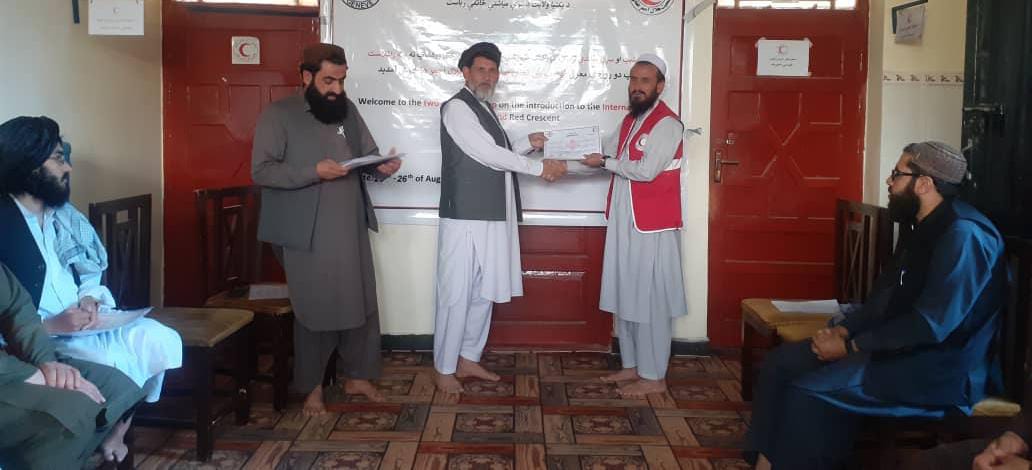 پکتیا؛ ورکشاپ ارتقای ظرفیت برای ۲۰ تن از کارمندان و رضاکاران به پایان رسید 