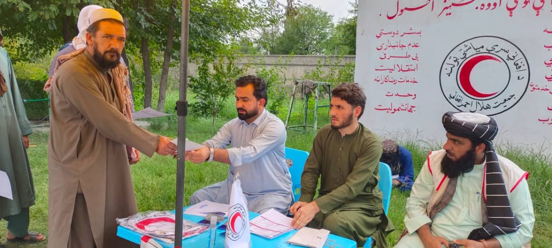 Cash Assistance Provided to Flood-Affected Families in Khost