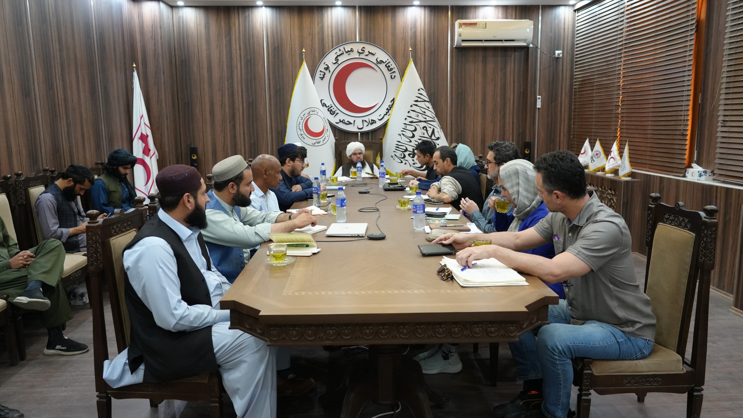 Online Meeting Held with Representatives of National Societies to Mobilize Aid for Earthquake Victims