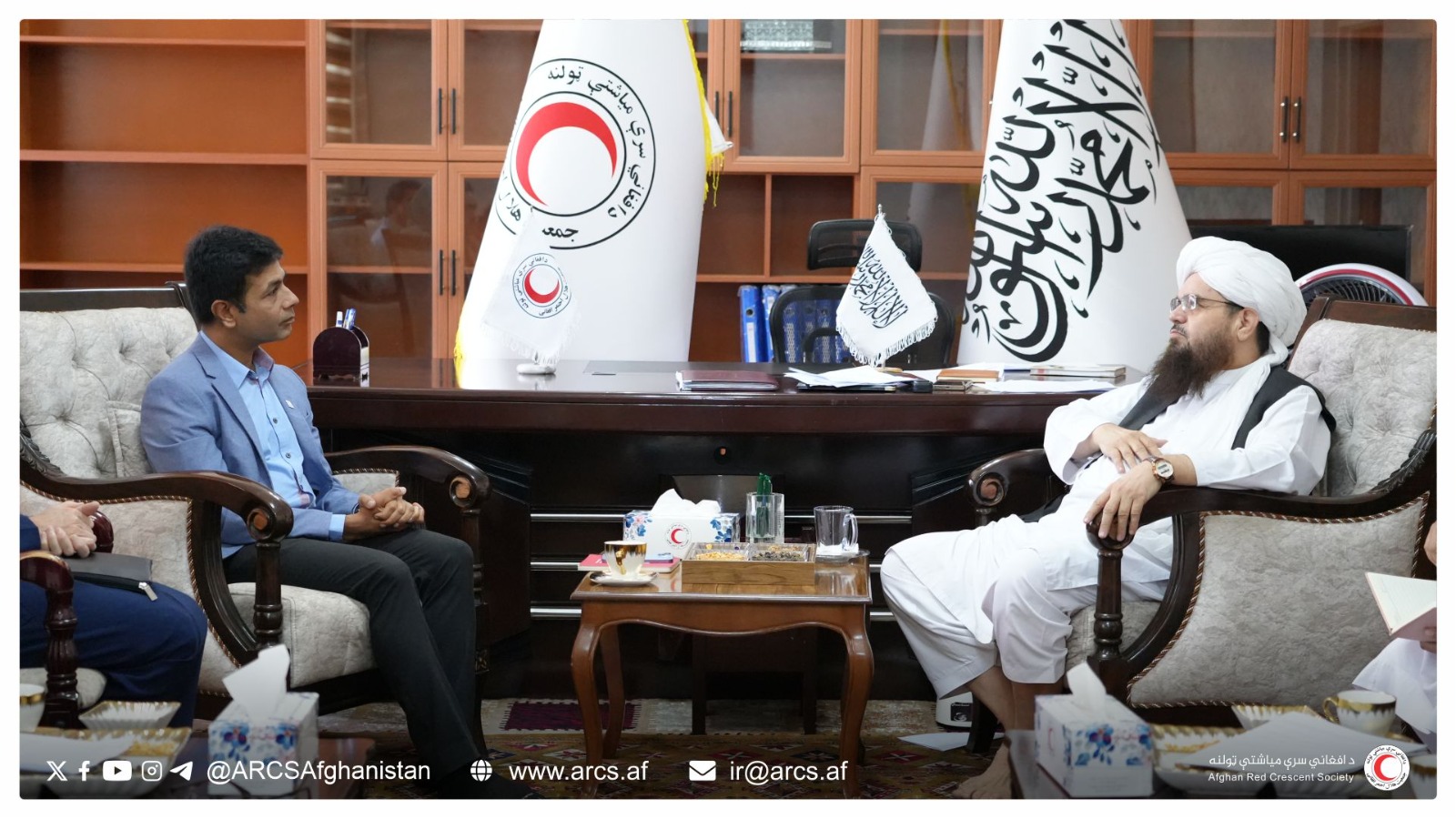 زلزلهٔ کنر؛ نشست مشورتی هلال‌احمر افغانی با شرکای کاری بین‌المللی به‌منظور مؤثریت کمک‌ها برگزار شد