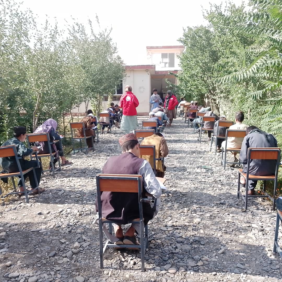 Maidan Wardak: An Exam was Conducted for Students at the Training Center