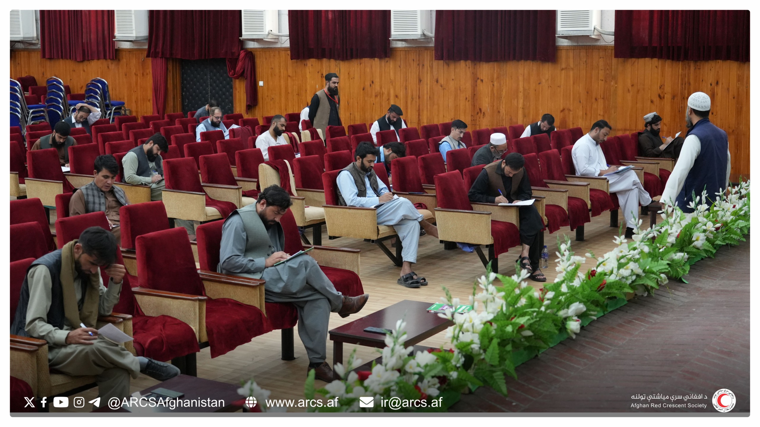 سره میاشت؛ د امرار معیشت د عمومي مدیریت بست لپاره له نوماندانو تحريري ازموینه واخیستل شوه