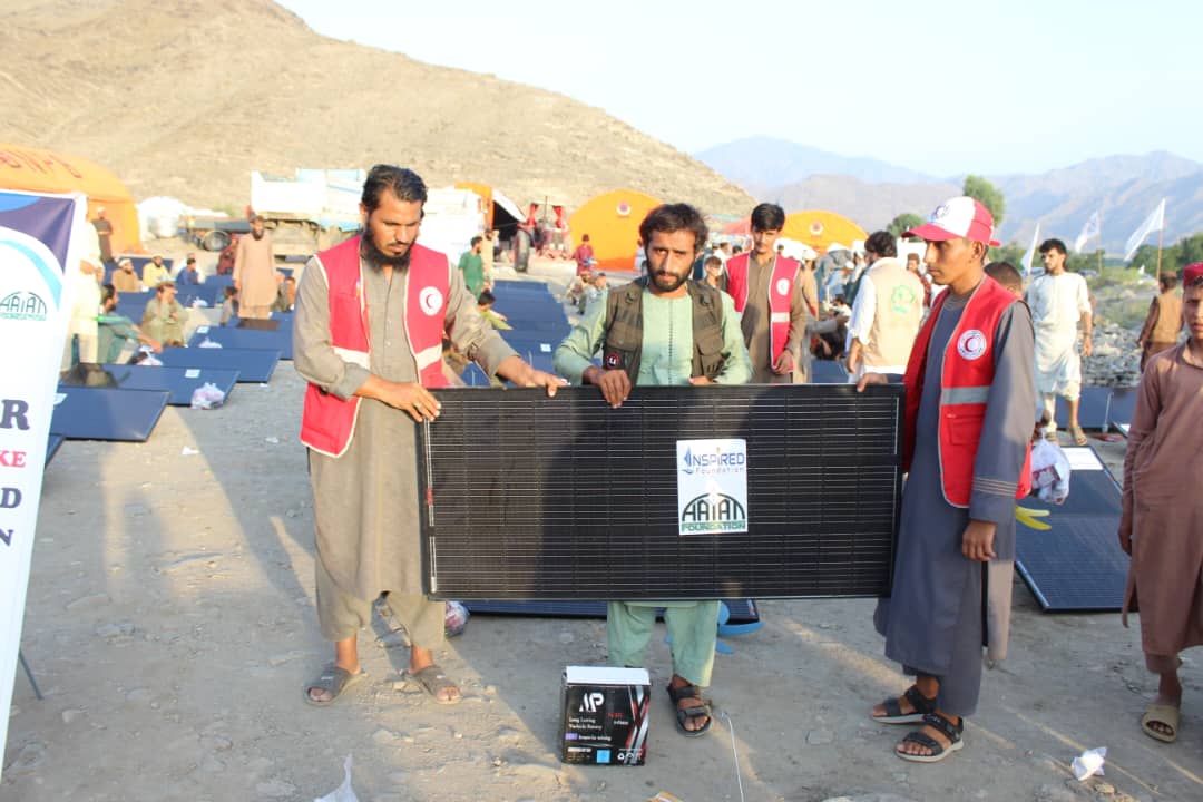 Solar Energy Supplies Provided to 100 Earthquake-Affected Families in Kunar