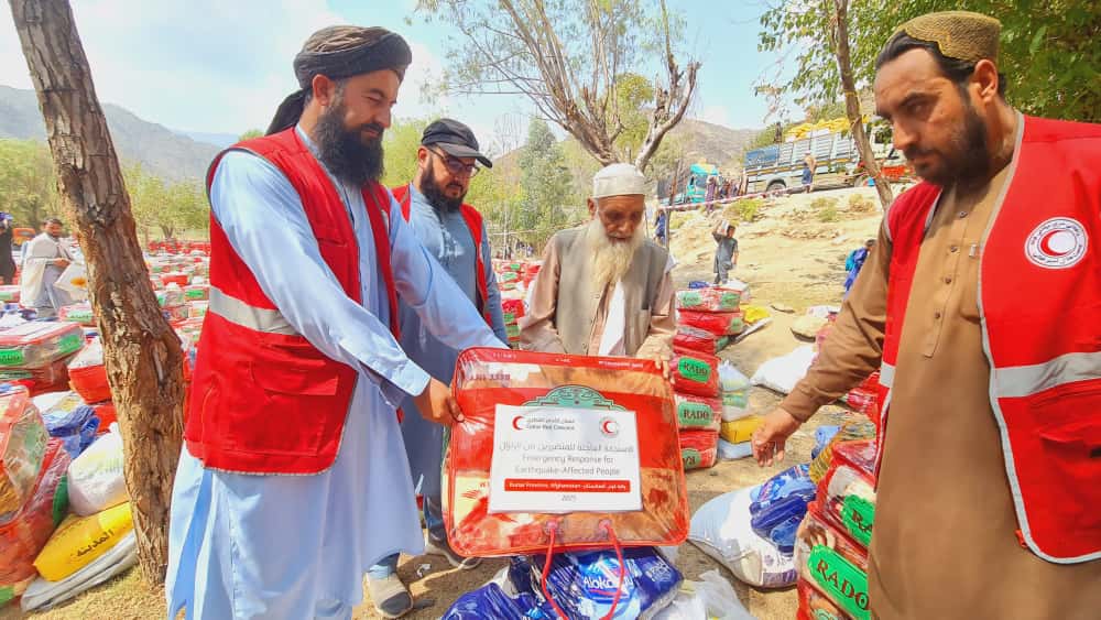Emergency Aid Distributed to 800 Earthquake-Affected Families in Kunar