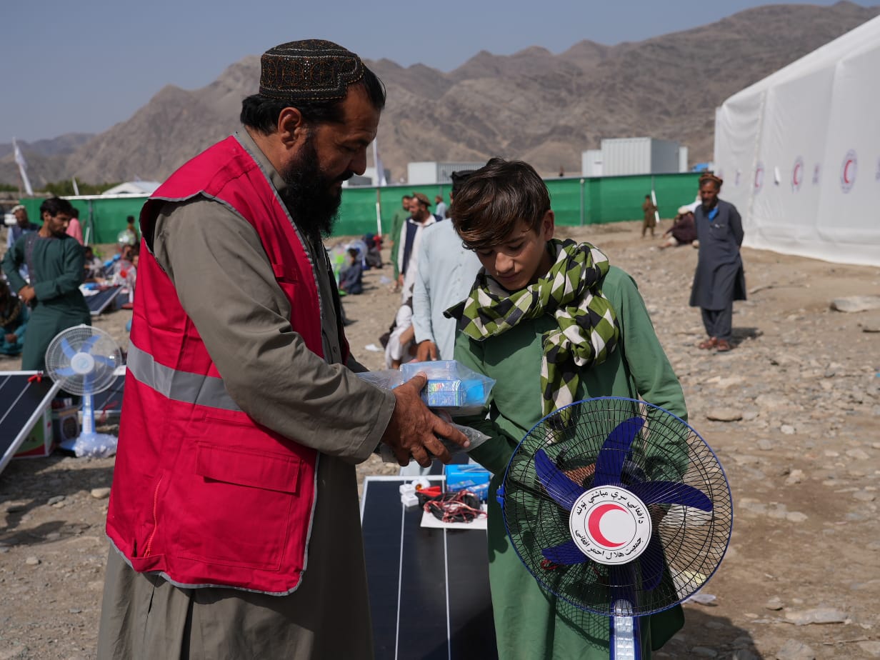 Solar Energy Supplies Provided to 66 Earthquake-Affected Families in Kunar