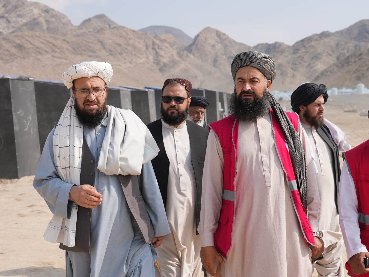 Kunar: ARCS Vice President Inspects Temporary Camp for Earthquake Survivors