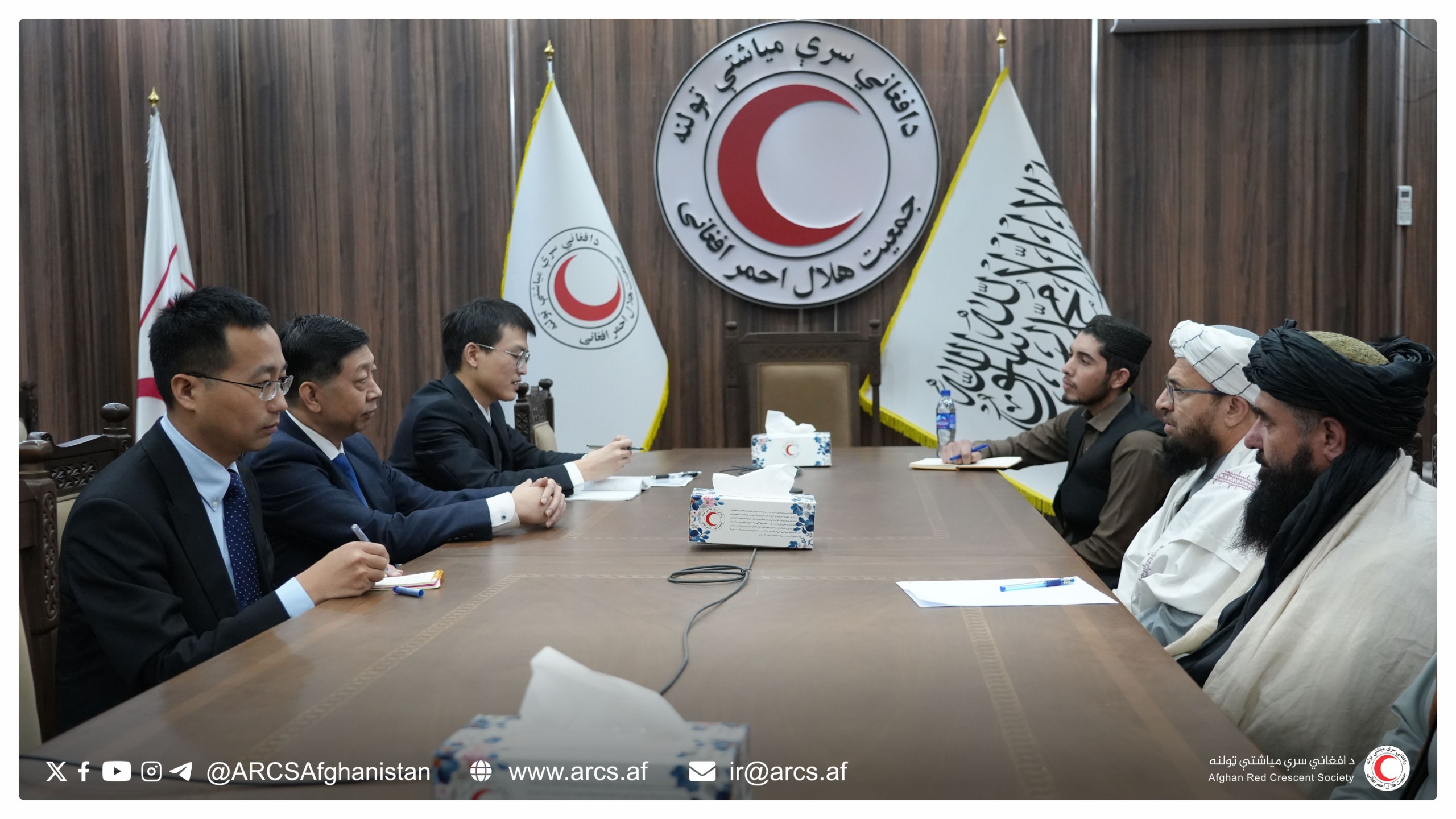 Northern Zone Earthquake: Red Cross Society of China Hands Over USD 100,000 in Financial Aid to ARCS