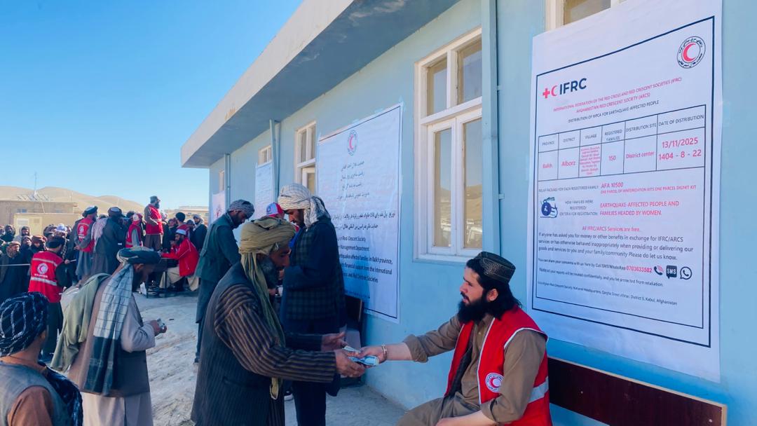 Cash Assistance Extended to 150 Earthquake-Affected Families in Balkh