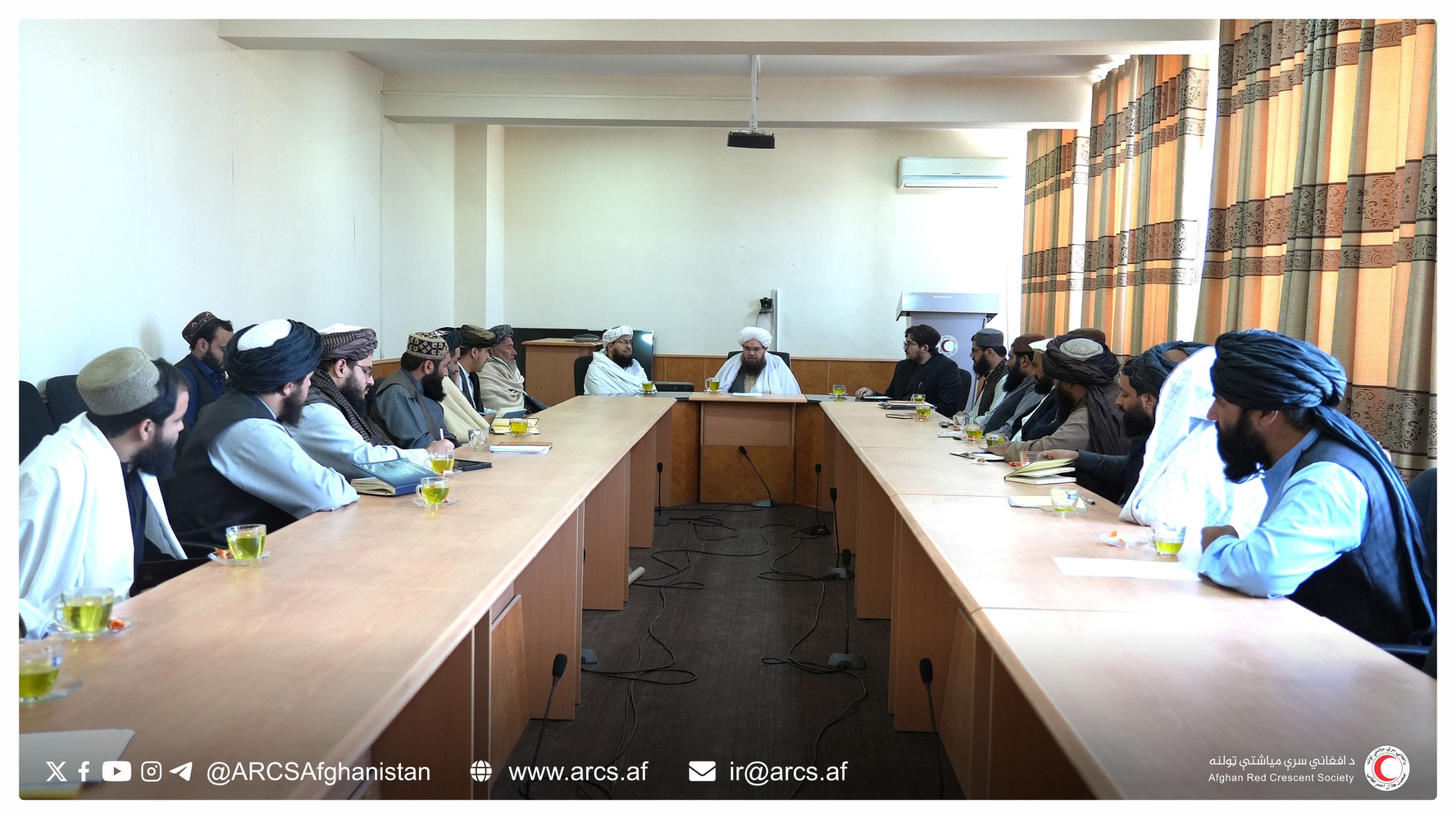 عمومي رئیس شمال او شمال ختيځ زون ته د سفر لاسته راوړنې او جزيات له مرکزي رٸيسانو سره شريک کړل