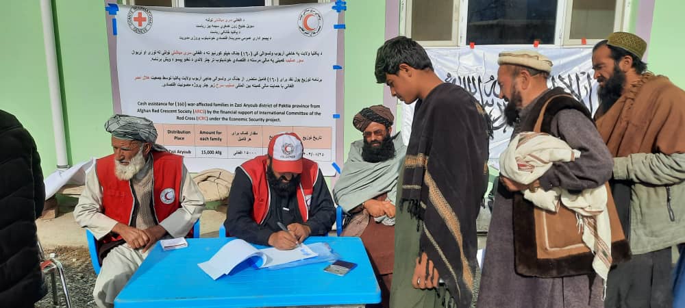 Nearly AFN 10 Million in Cash Assistance Provided to Internally Displaced Families in Paktia