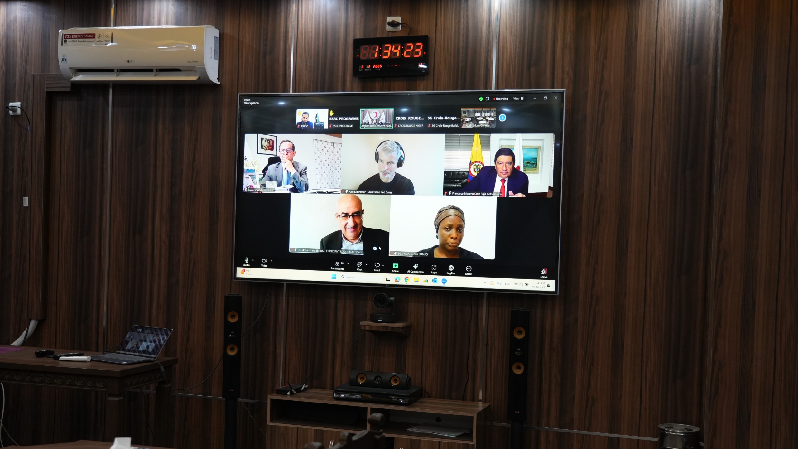 Online Coordination Meeting Held Among National Societies on Humanitarian Affairs