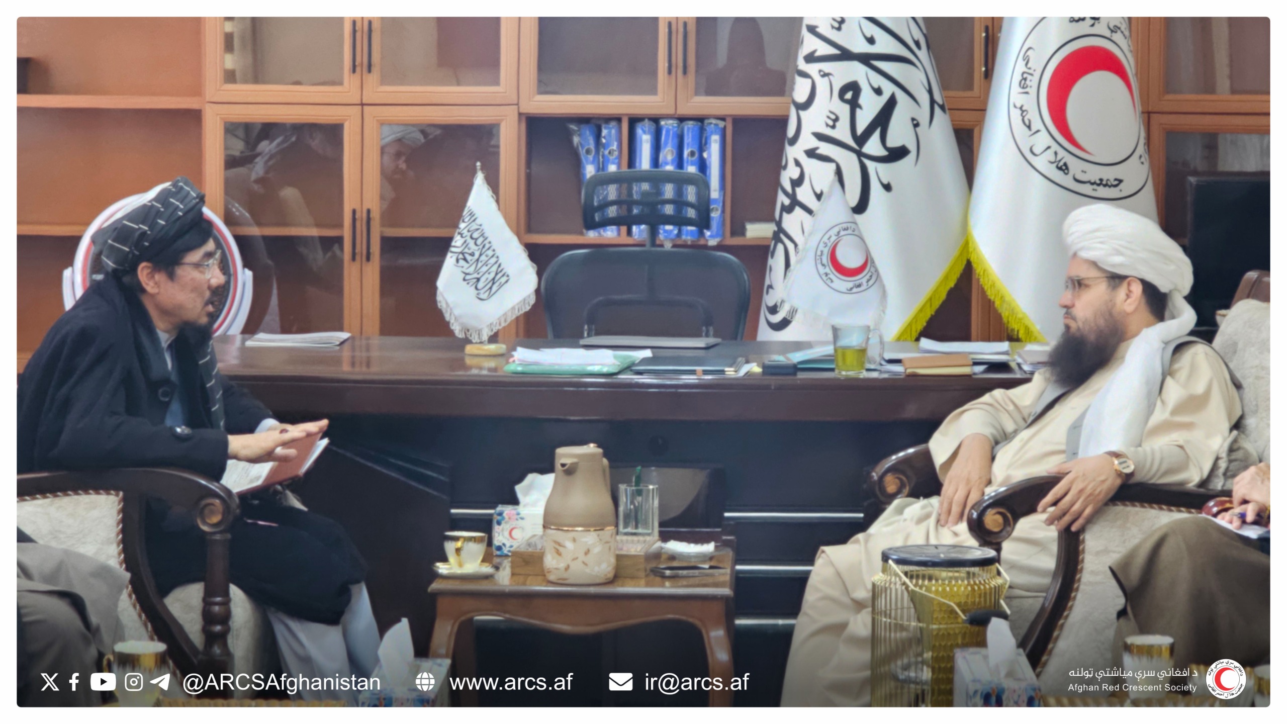 د افغاني سرې میاشتې مشرتابه د افغانستان د اهل تشيع له عالي کميسون سره وکتل