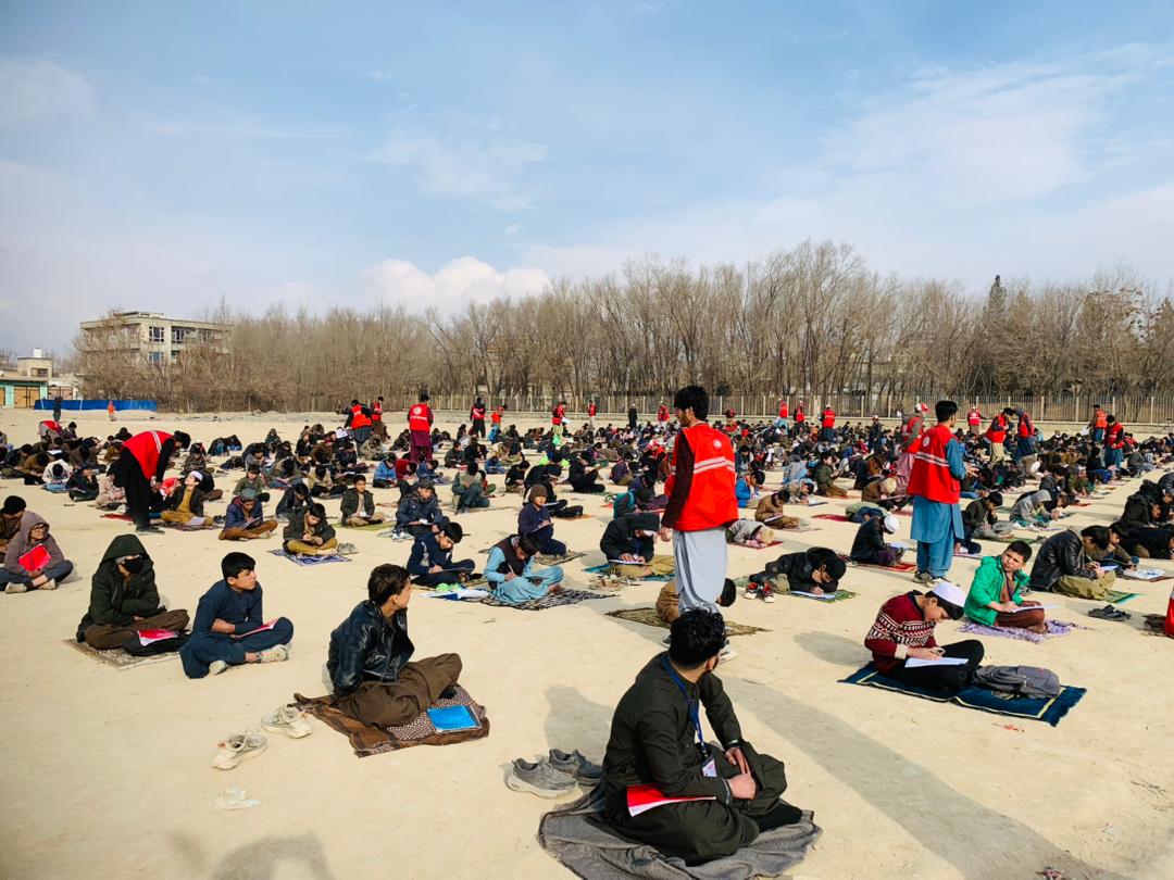 Exam Held for 560 Students at ARCS Kabul Training Center