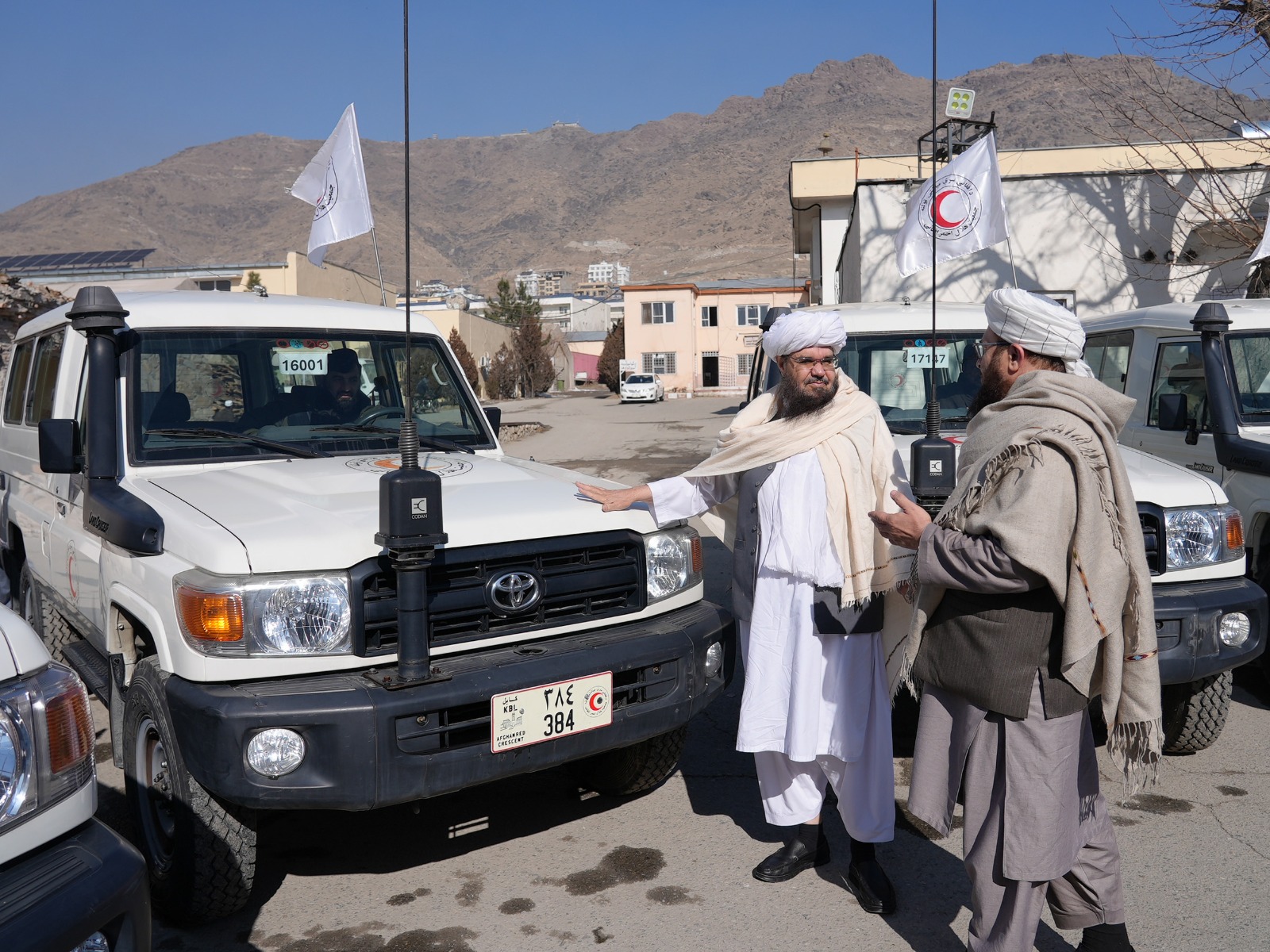 International Partners Handover Eight Vehicles to ARCS