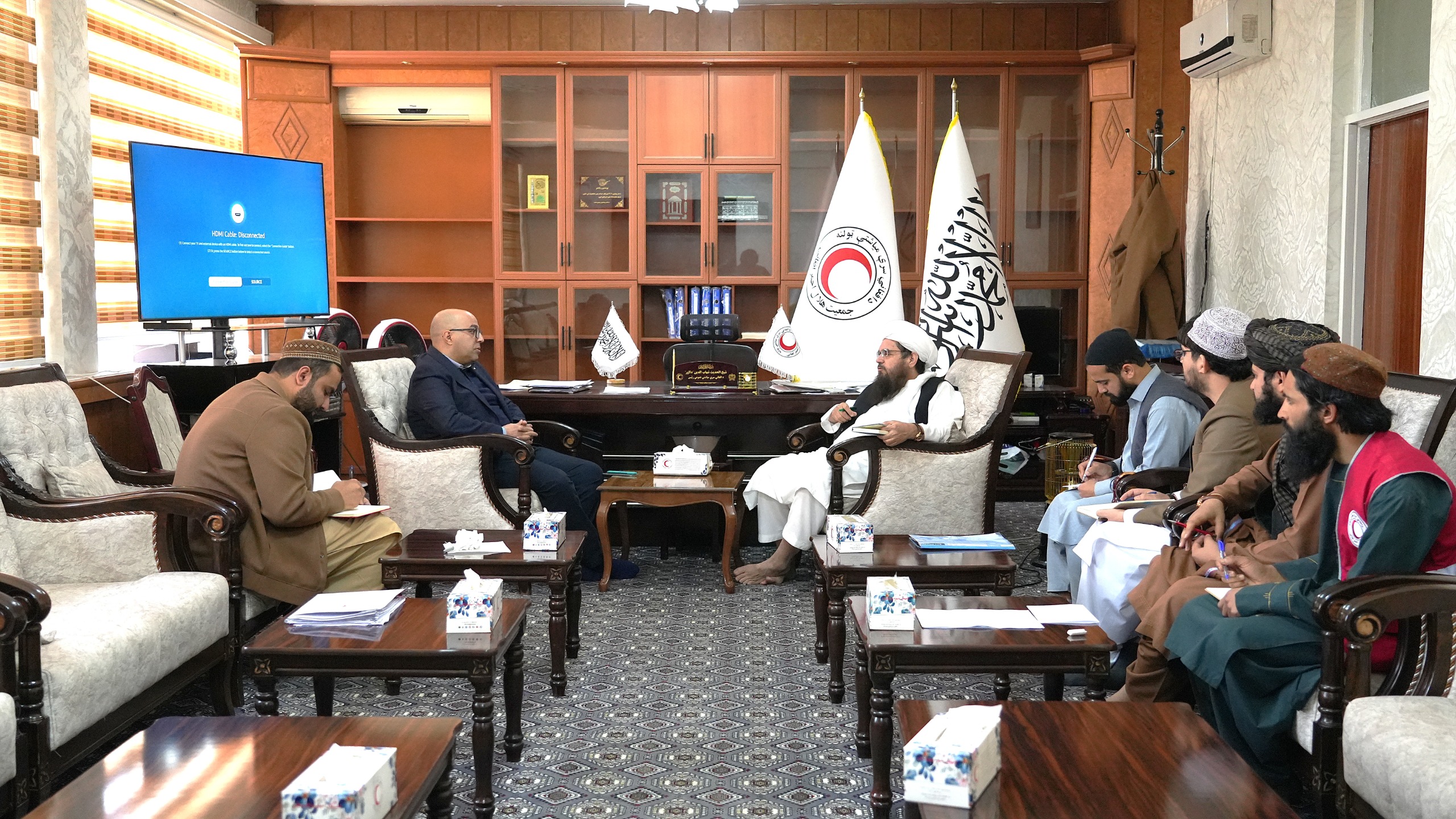 افغاني سرې میاشتې او د ملي ټولنو نړیوال فدراسیون د راستنېدونکو کډوالو د ملاتړ پر همغږۍ خبرې وکړې