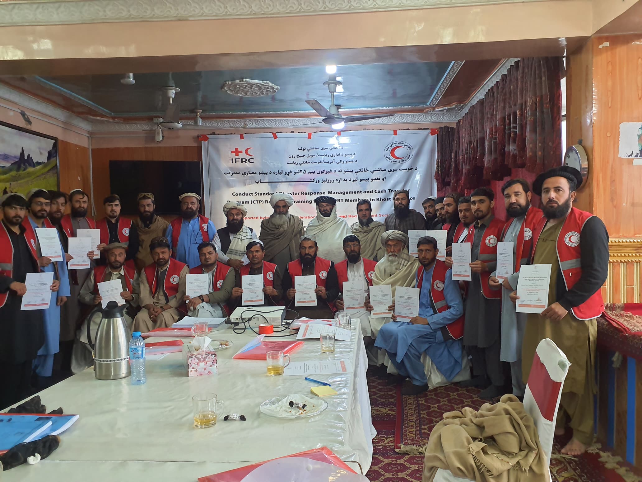 ورکشاپ آموزشی شش‌روزه مدیریت حوادث در نورستان و خوست به پایان رسید