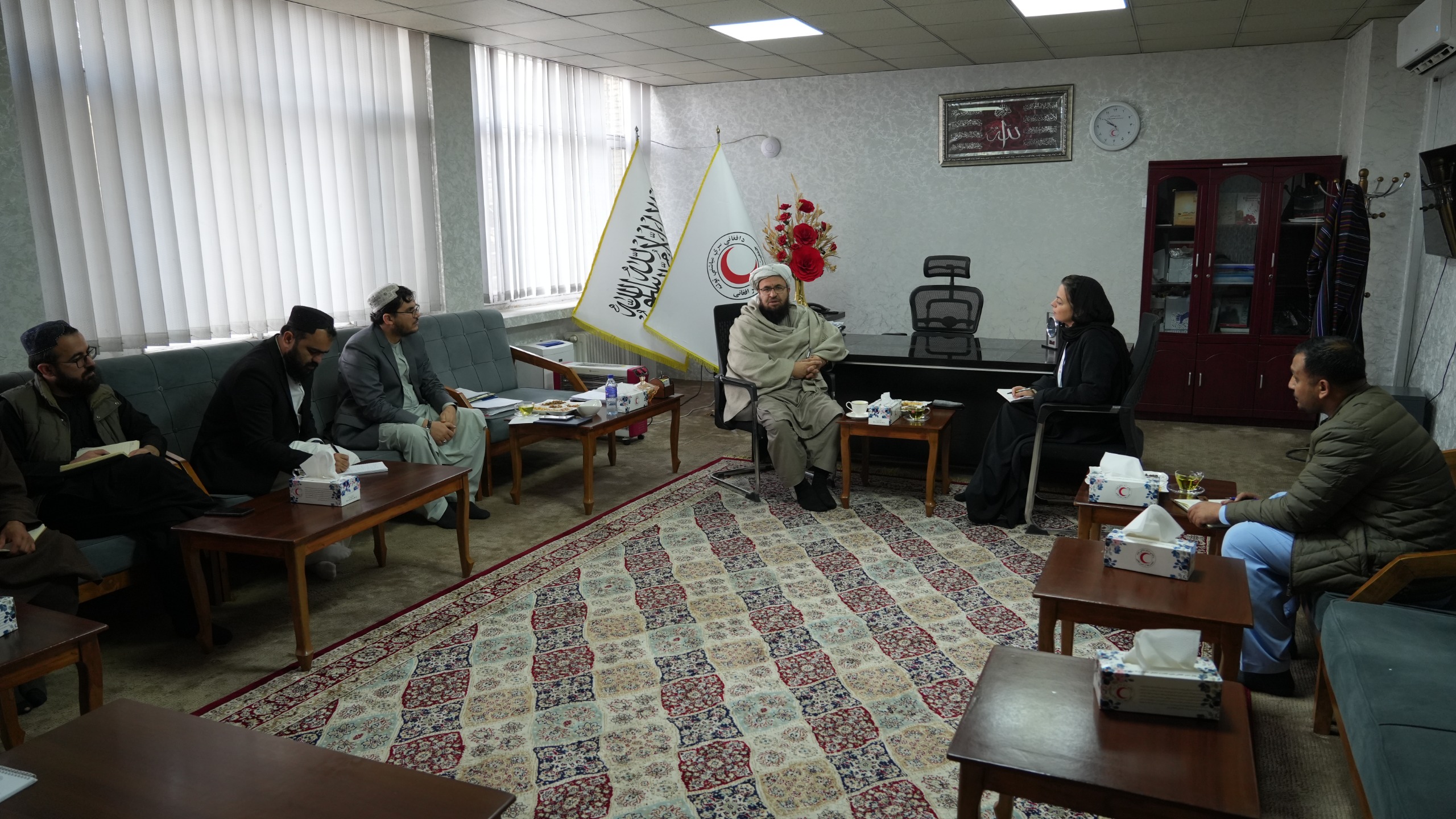 ARCS Vice President Holds Talks with British Red Cross Representative on Strengthening Humanitarian Cooperation