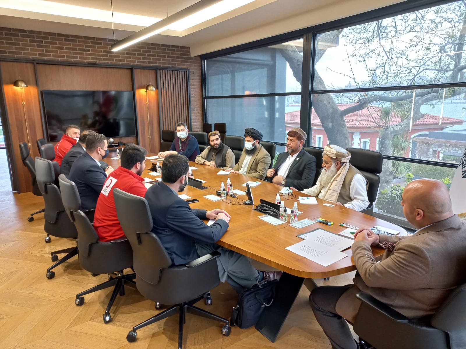 ملاقات رهبری جمعیت هلال احمر افغانی با رئیس بنیاد خیریه هلال سبز ترکیه!
