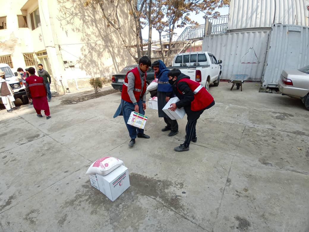 برای 42 خانواده، در ولایت کابل مواد غذایی مساعدت گردید!